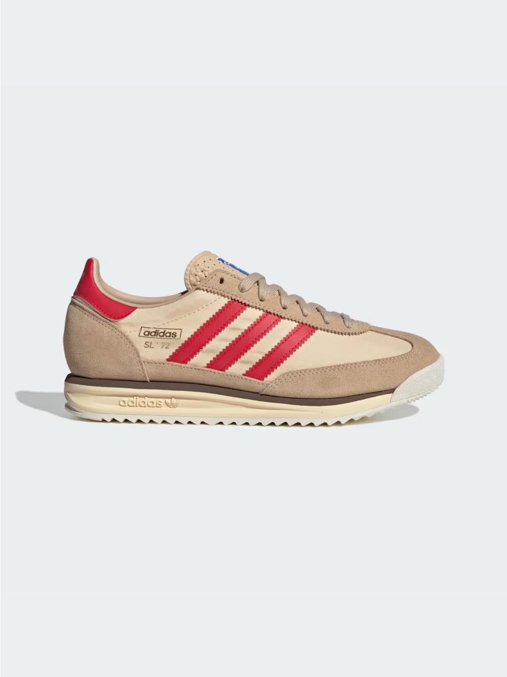 Adidas Sl '72 Shoes In Beige And Red